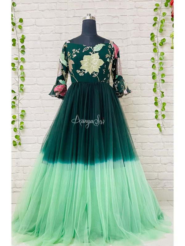 Green Floral Ombre (1)