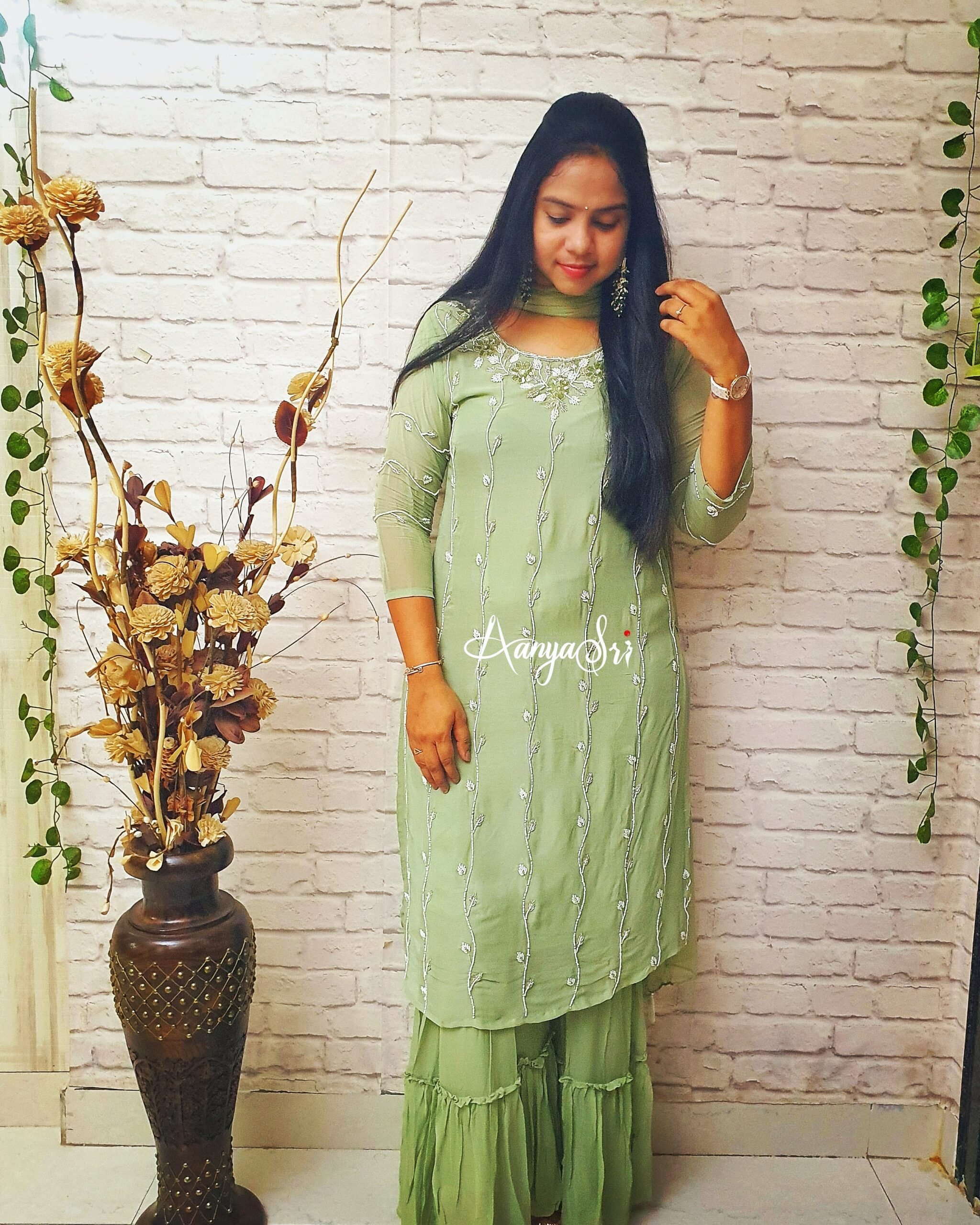 Green Sharara - AanyaSri