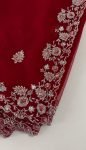 red handworked saree (4)